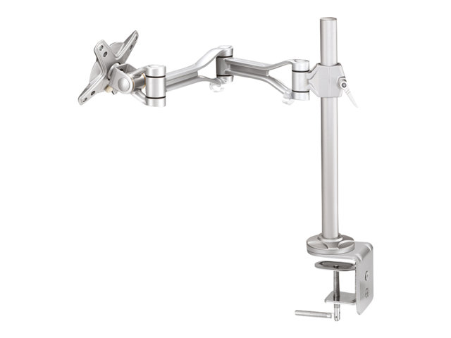 Neomounts FPMA-D1030 - Mounting kit - full-motion - for LCD display - silver - screen size: 10\"-30\" - clamp mountable, desk-mountable