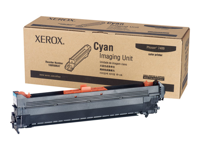Xerox Phaser 7400 - Cyan - original - printer imaging unit - for Phaser 7400