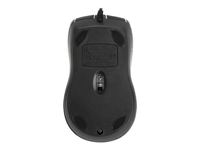 Targus Full-Size - Mouse - antimicrobial - optical - wired - USB - black