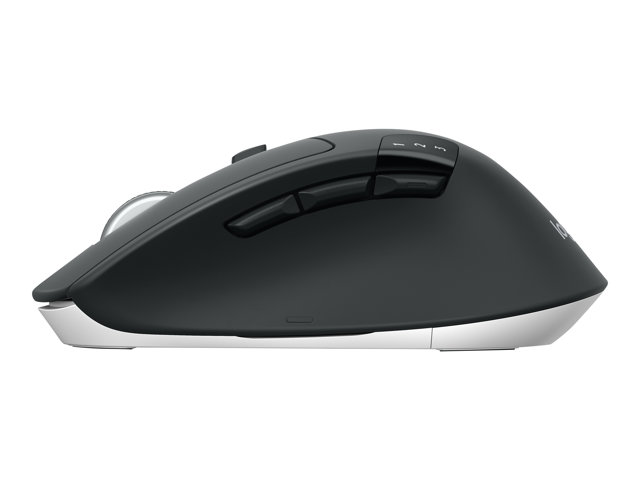 Logitech M720 Triathlon - Mouse - right-handed - optical - 7 buttons - wireless - Bluetooth, 2.4 GHz - USB wireless receiver
