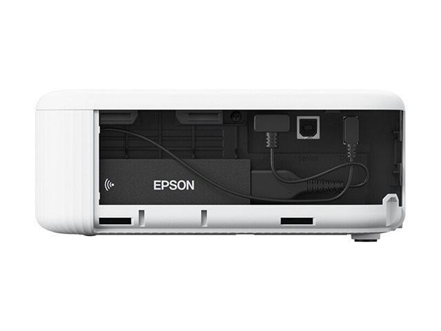Epson CO-FH02 - 3LCD projector - portable - 3000 lumens (white) - 3000 lumens (colour) - Full HD (1920 x 1080) - 16:9 - 1080p - black / white - Android TV