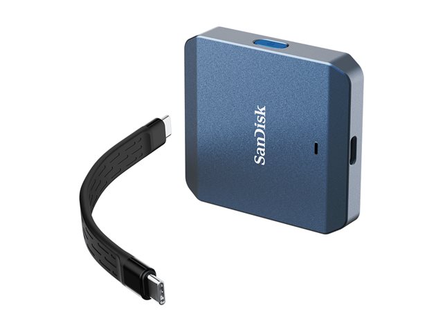 SanDisk PRO-CINEMA - Video capture adapter - USB-C 3.2 Gen 2x2 - metallic sky blue