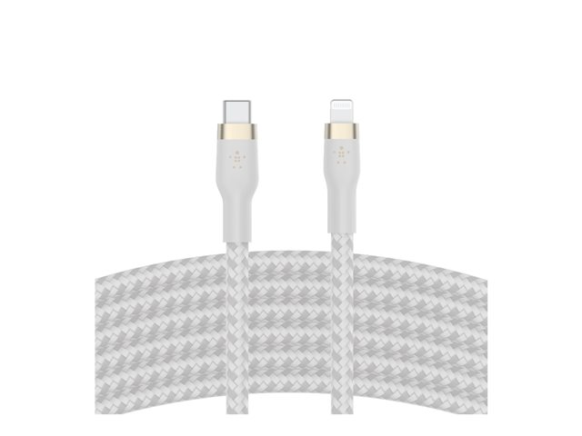 Belkin BOOST CHARGE - Lightning cable - 24 pin USB-C male to Lightning male - 3 m - white