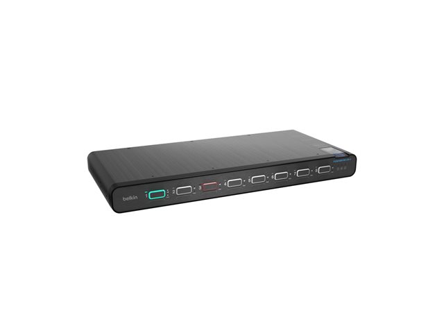 Belkin Universal Secure - 2nd Generation - KVM / audio switch - 8 x KVM / audio - 1 local user - desktop, rack-mountable - TAA Compliant
