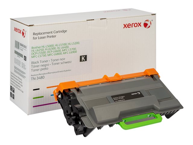 Xerox - Black - compatible - toner cartridge (alternative for: Brother TN3480) - for Brother HL-L5000, L5100, L5200, L6200, L6300, L6450, MFC-L5700, L6800, L6900, L6950, L6970