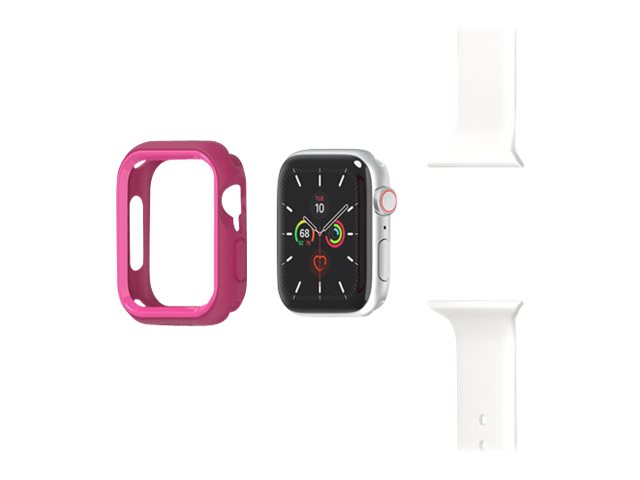 OtterBox EXO EDGE - Bumper for smart watch - polycarbonate, TPE - renaissance pink - for Apple Watch (44 mm)