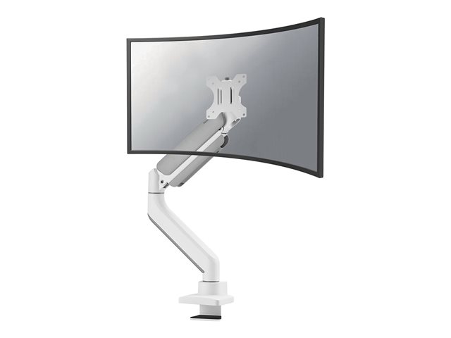Neomounts DS70PLUS-450WH1 - Mounting kit (desk mounting arm) - full-motion - for curved LCD display - steel - white - screen size: 17\"-49\"