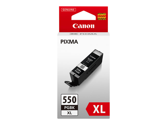 Canon PGI-550PGBK XL - 22 ml - High Yield - black - original - blister - ink tank - for PIXMA iP8750, iX6850, MG5550, MG5650, MG5655, MG6450, MG6650, MG7150, MG7550, MX725, MX925