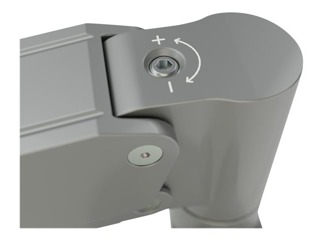 Chief Koncis Dual Monitor Desk Mount - For Displays 10-32\" - Silver - Mounting kit (dual arm, arm desk clamp base) - for 2 LCD displays - silver - screen size: up to 32\" - clamp mountable, grommet, desk-mountable