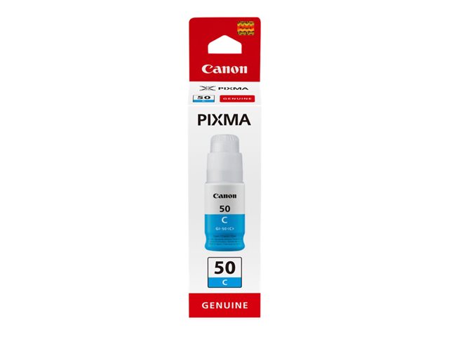 Canon GI 50 C - Cyan - original - ink refill - for PIXMA G5050, G6050, G7050, GM2050, GM4050