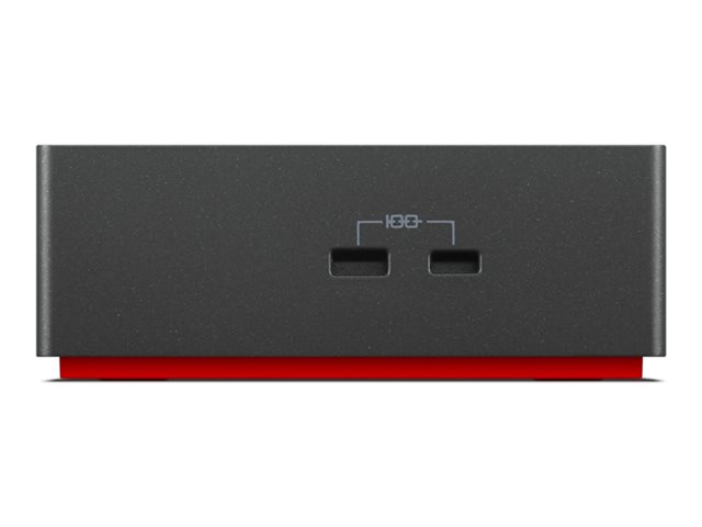 Lenovo ThinkPad Universal USB-C Dock - Docking station - USB-C - HDMI, 2 x DP - 1GbE - 90 watt - Campus