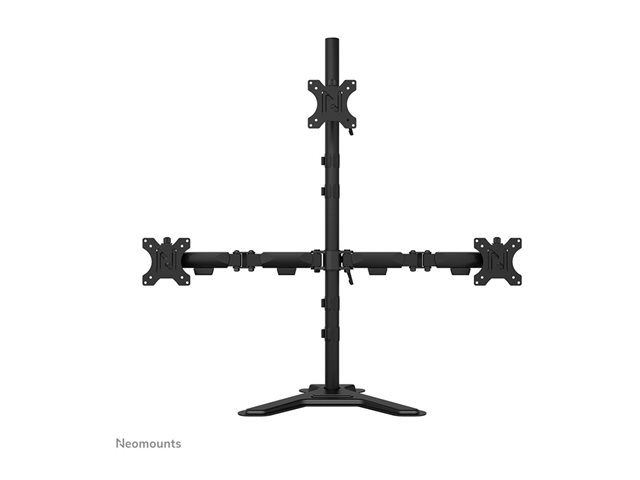 Neomounts NERO Triple monitor stand 10-32i