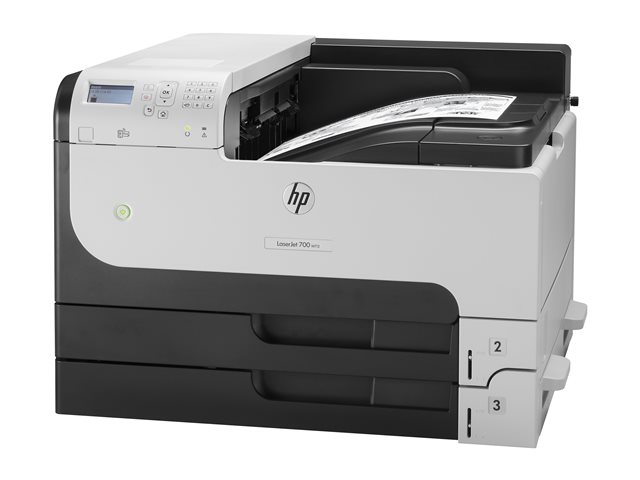 HP LaserJet Enterprise 700 Printer M712dn - Printer - B/W - Duplex - laser - A3/Ledger - 1200 dpi - up to 41 ppm - capacity: 600 sheets - USB, Gigabit LAN, USB host