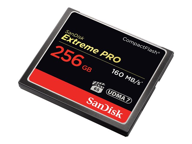 SanDisk Extreme Pro - Flash memory card - 256 GB - CompactFlash