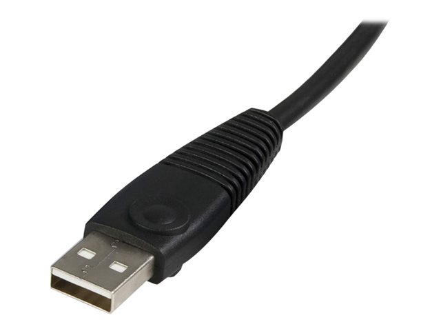 StarTech.com 10 ft 2-in-1 Universal USB KVM Cable - 10ft VGA KVM Cable - 10ft USB KVM Cable - 10ft KVM Switch Cable (SVUSB2N1_10) - Video / USB cable - HD-15 (VGA), USB Type B (M) to USB, HD-15 (VGA) - 3 m - for P/N: RKCOND17HD, SV231USBGB, SV231USBLC, SV431USB, SV431USBAE, SV431USBAEGB, SV431USBDDM