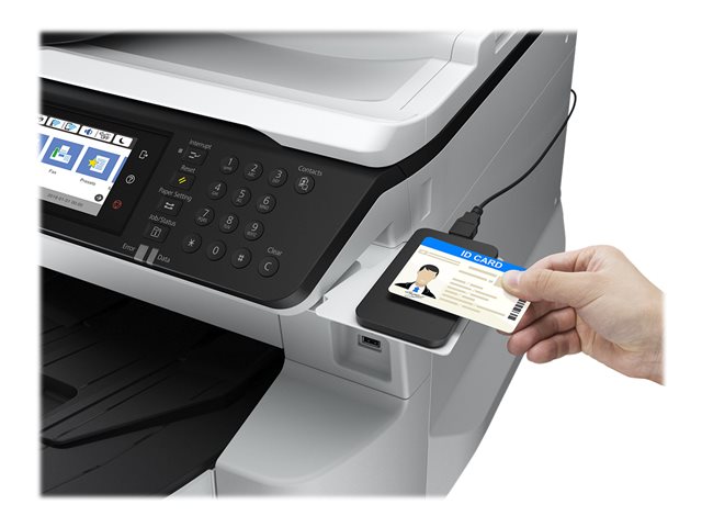 Epson WorkForce Pro WF-C8690DTWFC - Multifunction printer - colour - ink-jet - A3 (media) - up to 22 ppm (copying) - up to 24 ppm (printing) - 835 sheets - 33.6 Kbps - Gigabit LAN, USB host, NFC, USB 3.0, USB 2.0 host, Wi-Fi(ac)