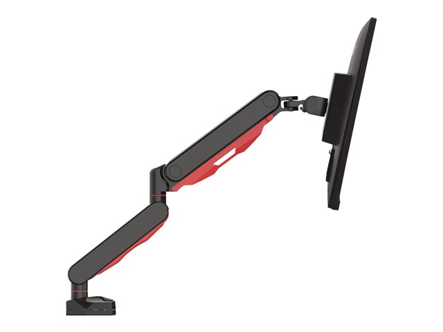 Iiyama DSG3001C-R1 - Mounting kit - adjustable arm - for LCD display - black, dynamic red - screen size: 17\"-30\" - desk-mountable