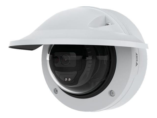 AXIS M3216-LVE - Network surveillance camera - dome - outdoor - vandal / waterproof - colour (Day&Night) - 4 MP - 2688 x 1512 - fixed iris - fixed focal - audio - LAN 10/100 - H.264, MPEG-4 Part 10, H.265, MPEG-H Part 2, MJPEG - DC 12 V / PoE