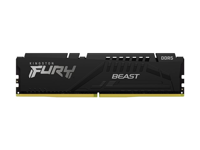 Kingston FURY Beast - DDR5 - module - 32 GB - DIMM 288-pin - 5200 MHz / PC5-41600 - CL40 - 1.25 V - unbuffered - on-die ECC