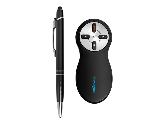 Kensington Si600 Wireless Presenter with Laser Pointer - Presentation remote control - 4 buttons - RF - black