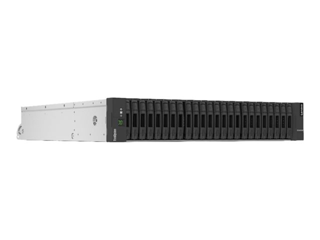 Lenovo ThinkSystem DE4000F 2U24 SFF controller enclosure - Hard drive array - 24 bays (SAS-3) - 16Gb Fibre Channel (external) - rack-mountable - 2U