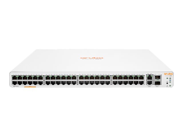 HPE Networking Instant On 1960 48G 2XGT 2SFP+ Switch - Switch - L2+ - smart - 48 x 10/100/1000 + 2 x 10 Gigabit SFP+ + 2 x 10 Gigabit Ethernet - desktop, rack-mountable
