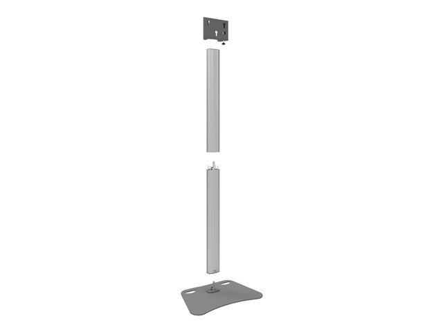 SmartMetals Light Series fully divisible - Stand - for flat panel - dark grey, aluminium - screen size: up to 55\"
