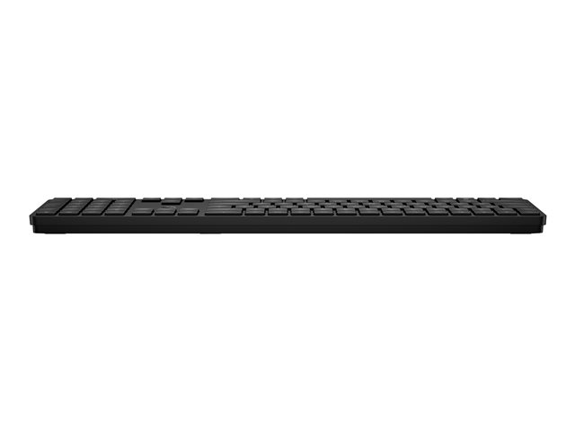 HP 455 - Keyboard - programmable - wireless - 2.4 GHz - AZERTY - Belgium - black - for HP 34, Elite Mobile Thin Client mt645 G7, ZBook Firefly 14 G9, ZBook Fury 16 G9