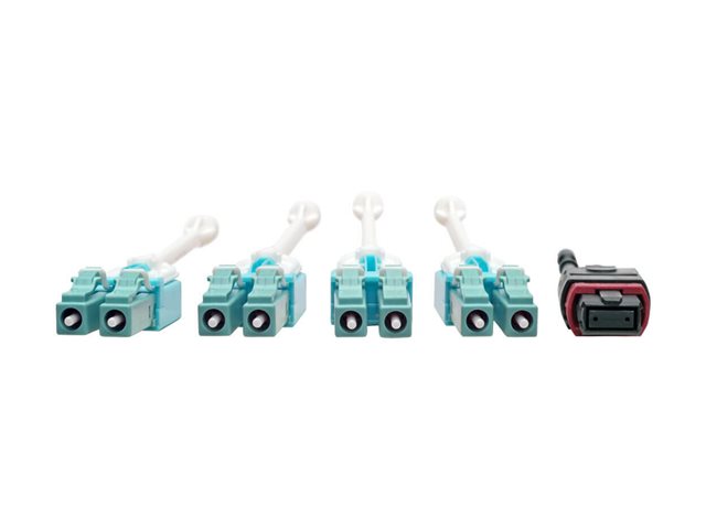 40G MTP/MPO to 4xLC Fan-Out OM4 Plenum-R