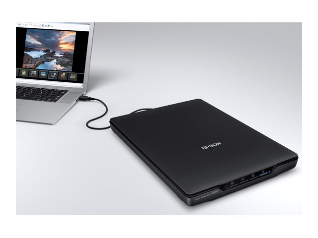 Epson Perfection V39II - Flatbed scanner - Contact Image Sensor (CIS) - A4/Letter - 4800 dpi x 4800 dpi - USB 2.0