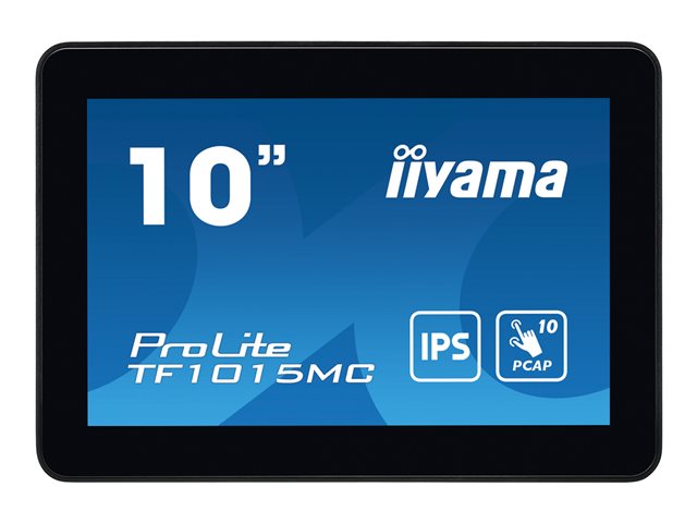 iiyama ProLite TF1015MC-B3 - LCD monitor - 10.1\" - open frame - touchscreen - 1280 x 800 WXGA - IPS - 500 cd/m² - 800:1 - 29 ms - HDMI, VGA, DisplayPort - black
