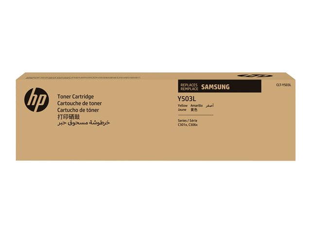 Samsung CLT-Y503L - High Yield - yellow - original - toner cartridge (SU491A) - for ProXpress SL-C3010DW, SL-C3010ND, SL-C3060FR, SL-C3060FW, SL-C3060ND
