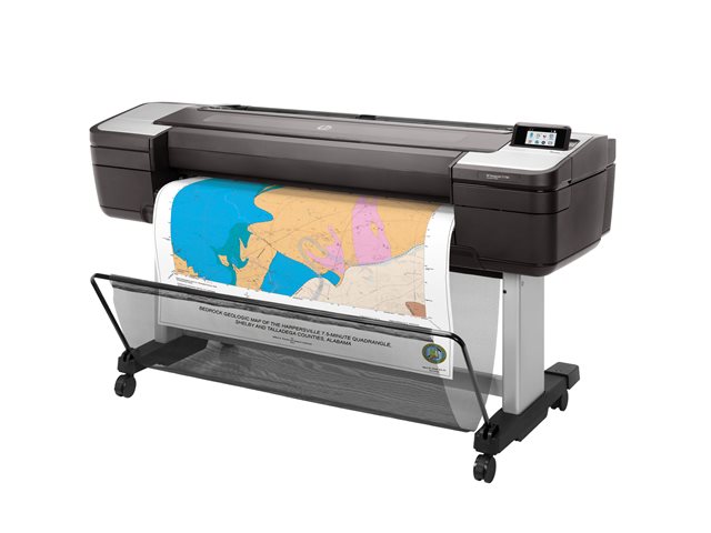 HP DesignJet T1700 - 44\" large-format printer - colour - ink-jet - 1118 x 1676 mm - 2400 x 1200 dpi - up to 0.55 min/page - Gigabit LAN, USB host - cutter