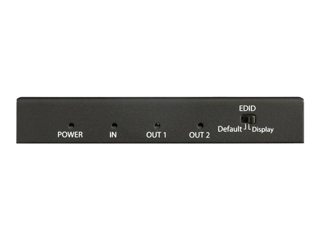 StarTech.com HDMI Splitter - 2-Port - 4K 60Hz - HDMI Splitter 1 In 2 Out - 2 Way HDMI Splitter - HDMI Port Splitter (ST122HD202) - Video/audio splitter - 2 x HDMI - desktop - for P/N: ST121HD20FXA