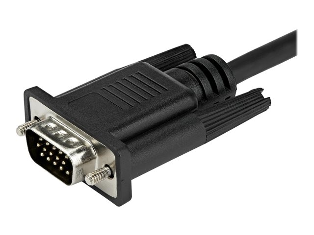 StarTech.com 3ft (1m) USB C to VGA Cable, 1920x1200/1080p USB Type C to VGA Video Active Adapter Cable, Thunderbolt 3 Compatible, Laptop to VGA Monitor/Projector, DP Alt Mode HBR2 Cable - 1m USB-C Video Cable (CDP2VGAMM1MB) - External video adapter - USB-C - VGA - for P/N: TB4CDOCK
