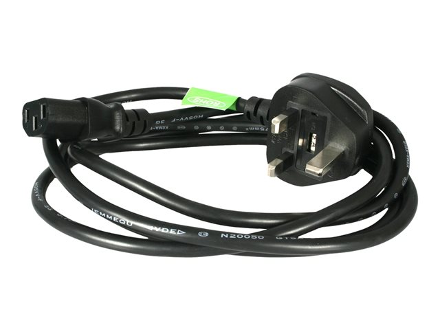 StarTech.com 10ft (3m) UK Computer Power Cable, 18AWG, BS 1363 to C13 Power Cord, 10A 250V, Black Replacement AC Power Cord, TV/Monitor Power Cable, BS 1363 to IEC 60320 C13 Kettle Lead - Power Supply Cable - Power cable - power IEC 60320 C13 to BS 1363 (M) - 3 m - black