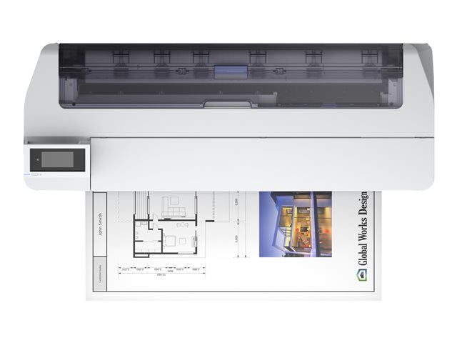 Epson SureColor SC-T5100N - 36\" large-format printer - colour - ink-jet - Roll (91.4 cm) - 2400 x 1200 dpi - Gigabit LAN, Wi-Fi(n), USB 3.0 - cutter