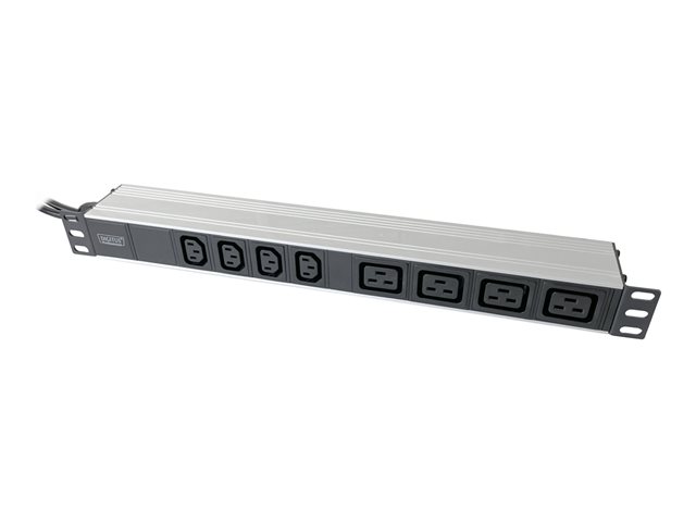 1U Aluminum PDU rackmountable 4xC13