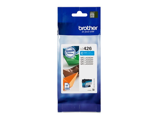 Brother LC426C - High Yield - cyan - original - ink cartridge - for Brother MFC-J4335, MFC-J4340, MFC-J4535, MFC-J4540