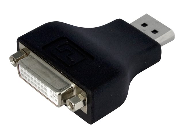 StarTech.com DisplayPort DVI Video Adapter Converter - DisplayPort to DVI Converter - DP to DVI - DisplayPort to DVI Adapter (DP2DVIADAP) - DisplayPort adapter - single link - DisplayPort (M) to DVI-D (F) - for P/N: DVIDDMM1, DVIDDMM10M, DVIDDMM25, DVIDDMM2M, DVIDDMM3M, DVIDDMM5M