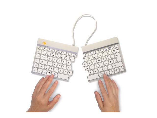 ErgonomicKB Split QWERTY(PT) Bluet white