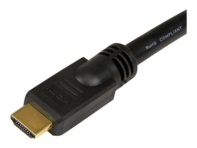 StarTech.com 15m High Speed HDMI Cable Ultra HD 4k x 2k HDMI Cable M/M - HDMI cable - HDMI male to HDMI male - 15 m - shielded - black