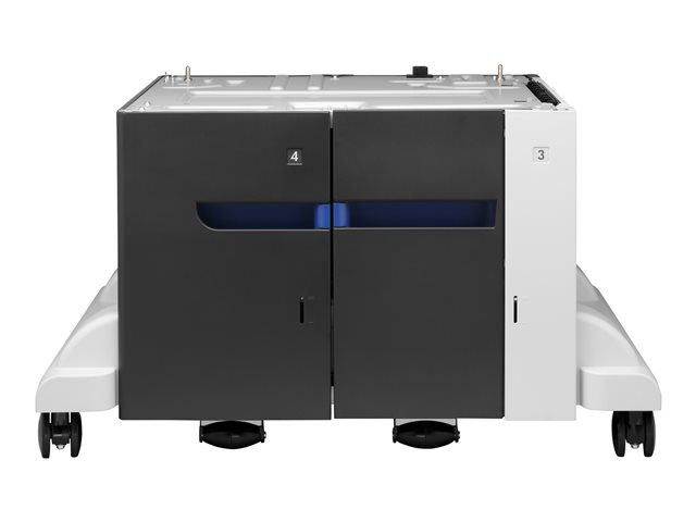 HP Paper Feeder and Stand - Printer base with media feeder - 3500 sheets in 1 tray(s) - for Color LaserJet Enterprise M855dn, M855x+, M855x+ NFC/Wireless direct, M855xh