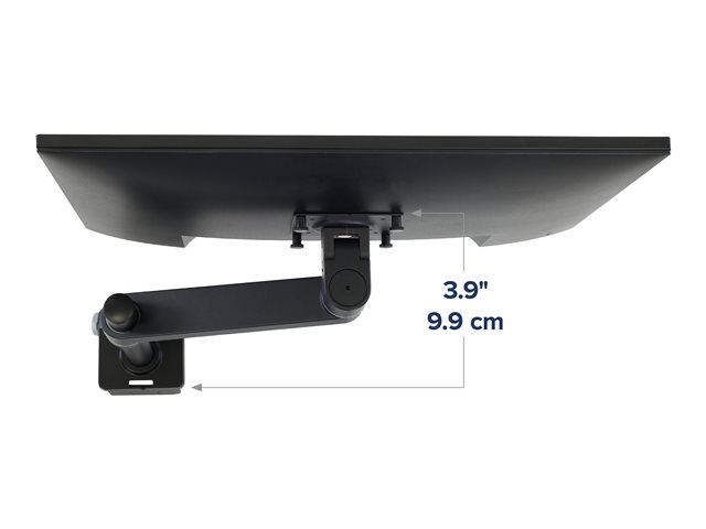 Ergotron NX - Mounting kit (articulating arm, arm assembly, attachment hardware, base, pole, pivot) - for Monitor - matte black - screen size: up to 34\" - desk-mountable