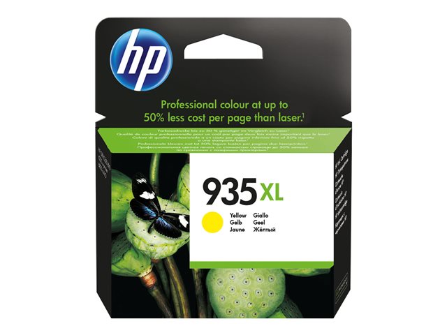 HP 935XL - High Yield - yellow - original - ink cartridge - for Officejet 6812, 6815, 6820, Officejet Pro 6230, 6230 ePrinter, 6830, 6835