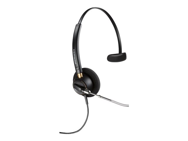 Poly EncorePro 510V Monaural Headset VoiceTube +Quick Disconnect EMEA - INTL English - Euro plug - Replaces Poly SKU 89435-02