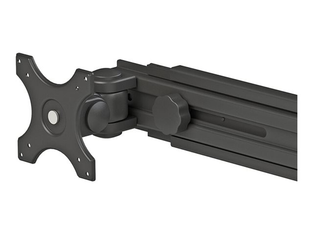 Neomounts FPMA-D700D4 - Mounting kit - full-motion - for 4 LCD displays - black - screen size: 19\"-30\" - clamp mountable, desk-mountable