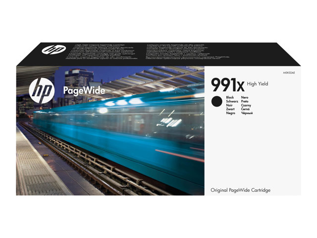 HP 991X - 375 ml - High Yield - black - original - PageWide - ink cartridge - for PageWide Color 755, MFP 77X, PageWide Managed P77740, P77750, PageWide Pro 750, 77X
