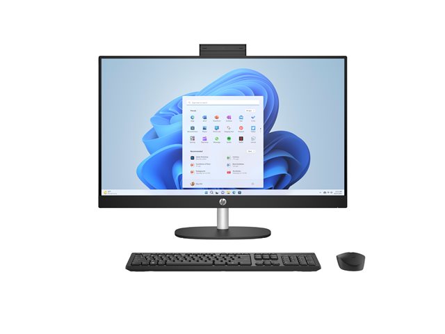 HP 27-cr0048nb - All-in-one Core i7 1355U / up to 5 GHz - RAM 16 GB - SSD 1 TB - NVMe - Intel Iris Xe Graphics - Gigabit Ethernet, IEEE 802.11ax (Wi-Fi 6), Bluetooth 5.3 - Win 11 Home - monitor: LED 27\" 1920 x 1080 (Full HD) - keyboard: Belgium - jet