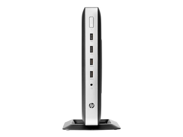 HP t630 - Thin client - tower - 1 x GX-420GI 2 GHz - RAM 4 GB - flash 8 GB - Radeon R7E - GigE - HP Smart Zero Core - monitor: none